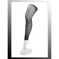 Leggings/ Tights/ Pantyhose - 12-pair Mesh - Black - SK-LGN2478